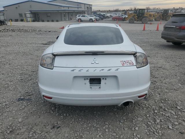 4A3AK24F49E023187 - 2009 MITSUBISHI ECLIPSE GS WHITE photo 6