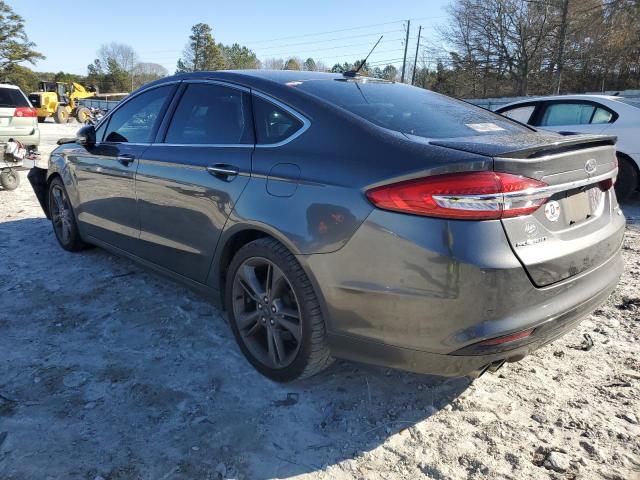 3FA6P0VP3HR327912 - 2017 FORD FUSION SPORT GRAY photo 2