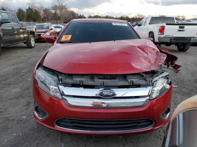 3FAHP0JG9AR240035 - 2010 FORD FUSION SEL RED photo 5