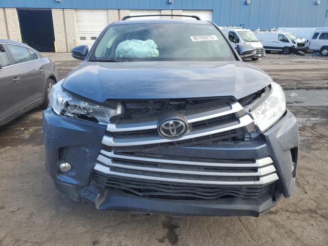 5TDBZRFH3KS735569 - 2019 TOYOTA HIGHLANDER LE BLUE photo 5