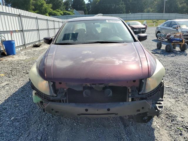 1HGCP2F40BA086195 - 2011 HONDA ACCORD LXP MAROON photo 5