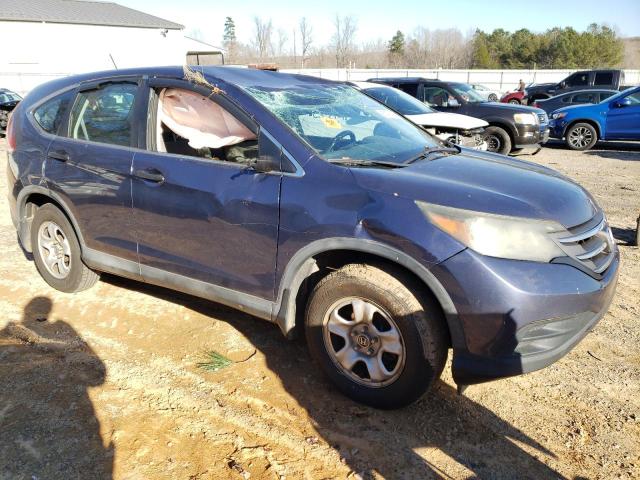 2HKRM3H3XEH555687 - 2014 HONDA CR-V LX BLUE photo 4