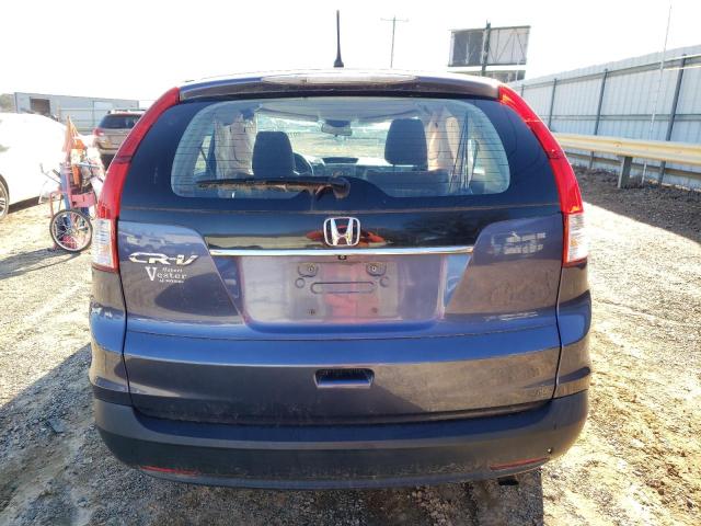 2HKRM3H3XEH555687 - 2014 HONDA CR-V LX BLUE photo 6