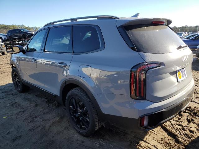 5XYP5DGC7RG466720 - 2024 KIA TELLURIDE SX SILVER photo 2