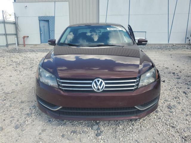 1VWBP7A38DC042990 - 2013 VOLKSWAGEN PASSAT SE Բորդո լուսանկար 5