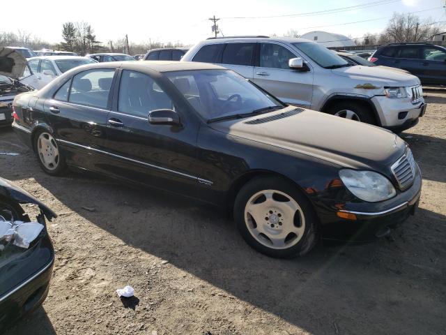 WDBNG78J32A252358 - 2002 MERCEDES-BENZ S 600 BLACK photo 4