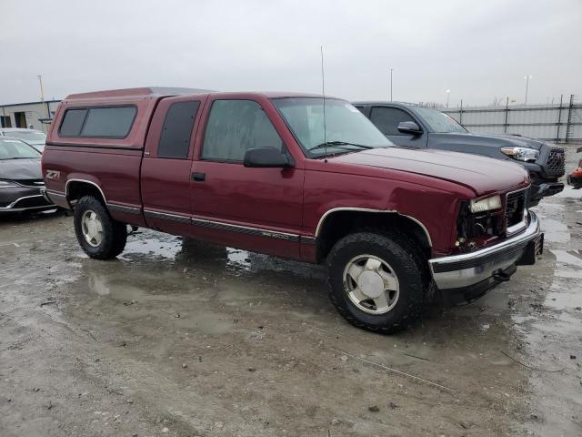 2GTEK19K4S1555566 - 1995 GMC SIERRA K1500 BURGUNDY photo 4