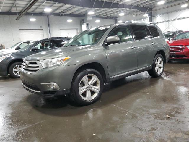 5TDDK3EH5CS159366 - 2012 TOYOTA HIGHLANDER LIMITED GRAY photo 1