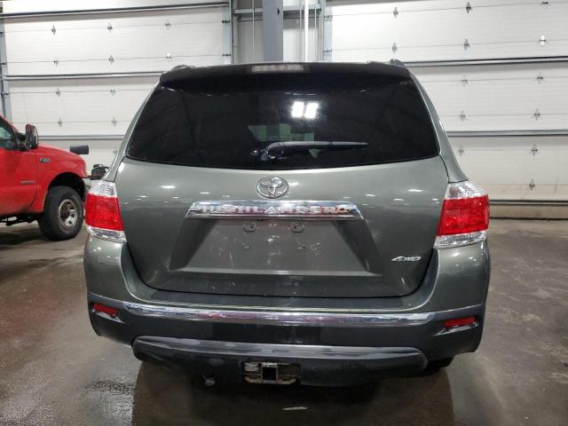 5TDDK3EH5CS159366 - 2012 TOYOTA HIGHLANDER LIMITED GRAY photo 6