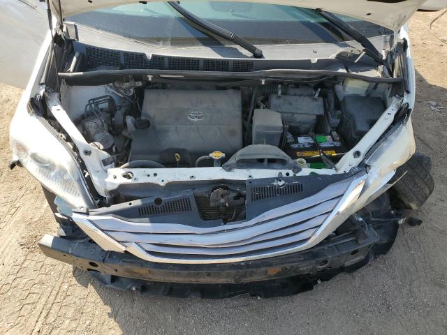 5TDYK3DC2GS743642 - 2016 TOYOTA SIENNA XLE თეთრი ფოტო 12