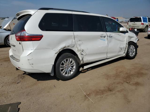 5TDYK3DC2GS743642 - 2016 TOYOTA SIENNA XLE თეთრი ფოტო 3