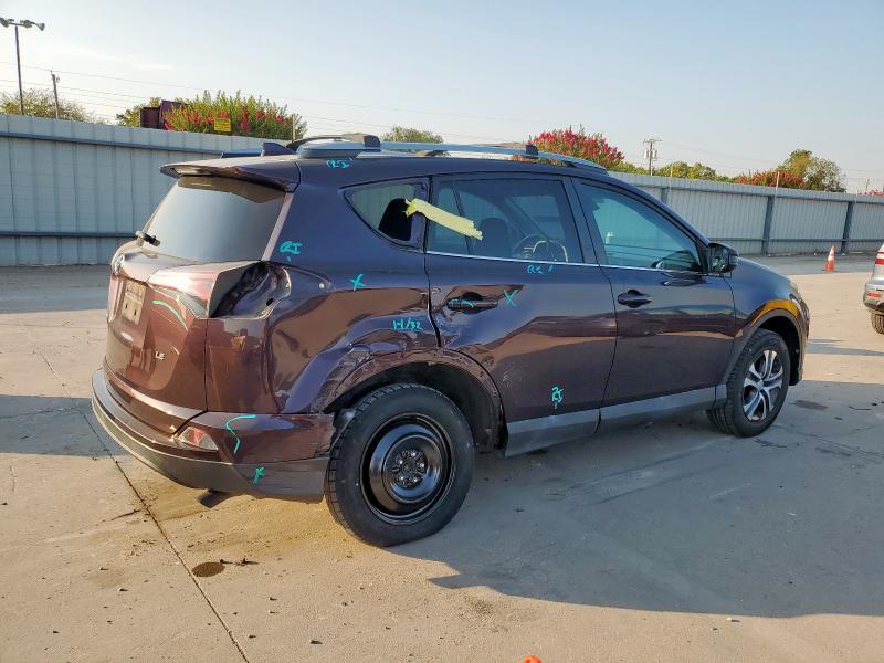 2T3ZFREV3HW385849 - 2017 TOYOTA RAV4 LE MAROON photo 3