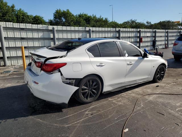 JN1BV7AP1EM683487 - 2014 INFINITI Q50 BASE Biały zdjęcie 3