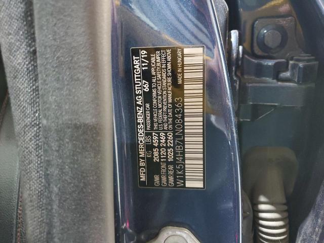 W1K5J4HB7LN084363 - 2020 MERCEDES-BENZ CLA 250 4MATIC BLUE photo 13