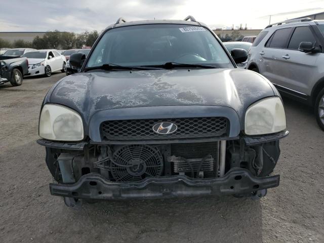 KM8SC13D14U833806 - 2004 HYUNDAI SANTA FE GLS BLACK photo 5