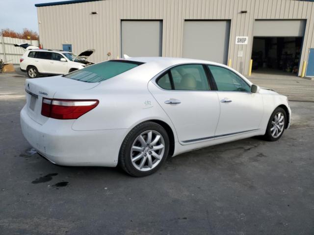 JTHBL46F675003838 - 2007 LEXUS LS 460 WHITE photo 3