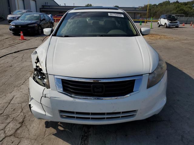 JHMCP26818C024804 - 2008 HONDA ACCORD EXL WHITE photo 5