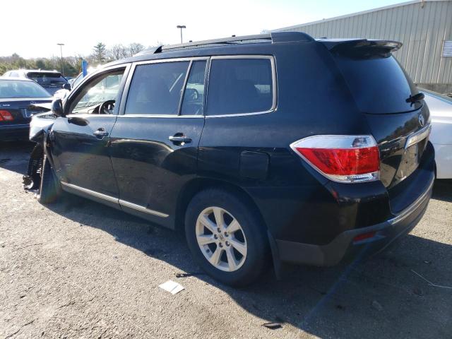 5TDBK3EH1CS099299 - 2012 TOYOTA HIGHLANDER BASE BLACK photo 2