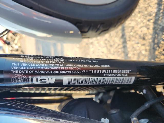 1HD1BVJ11RB016257 - 2024 HARLEY-DAVIDSON FXST GRAY photo 9