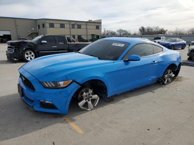 1FA6P8AM8H5210565 - 2017 FORD MUSTANG BLUE photo 1