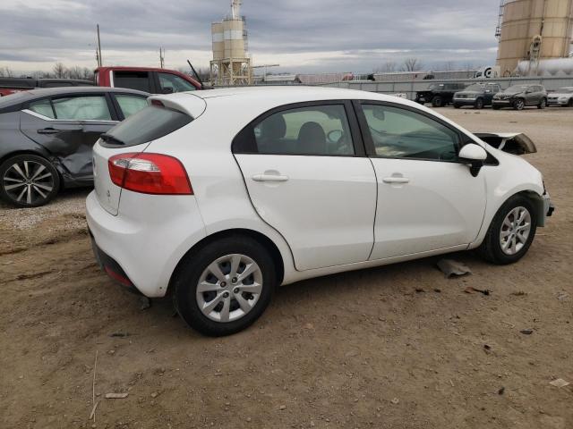 KNADM5A32C6019675 - 2012 KIA RIO LX WHITE photo 3