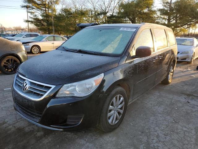 2C4RVABG4ER135293 - 2014 VOLKSWAGEN ROUTAN SE BLACK photo 1