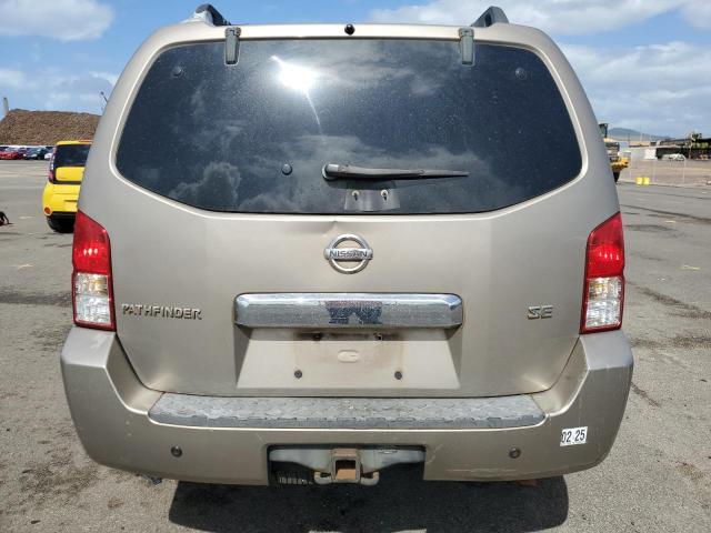 5N1AR18U87C602088 - 2007 NISSAN PATHFINDER LE TAN photo 6