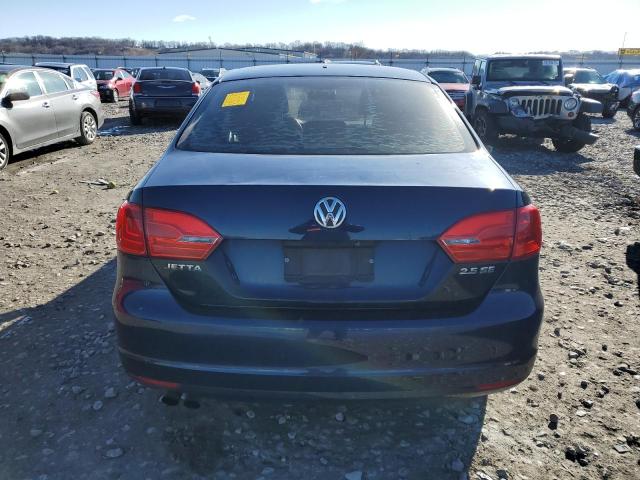 3VWDP7AJ3DM403693 - 2013 VOLKSWAGEN JETTA SE BLUE photo 6