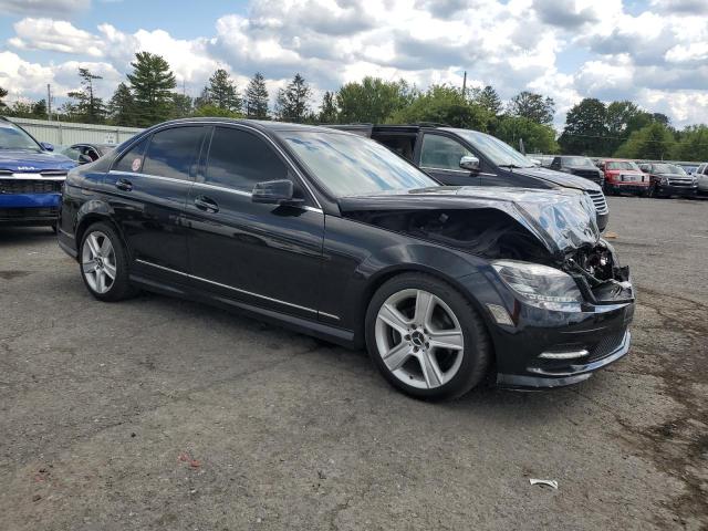 WDDGF8BB7BR165610 - 2011 MERCEDES-BENZ C 300 4MATIC BLACK photo 4