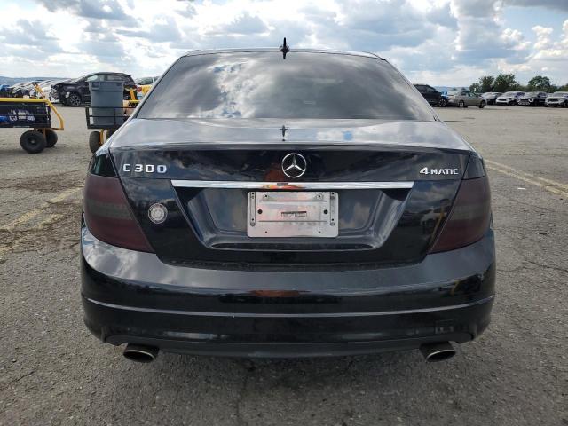 WDDGF8BB7BR165610 - 2011 MERCEDES-BENZ C 300 4MATIC BLACK photo 6