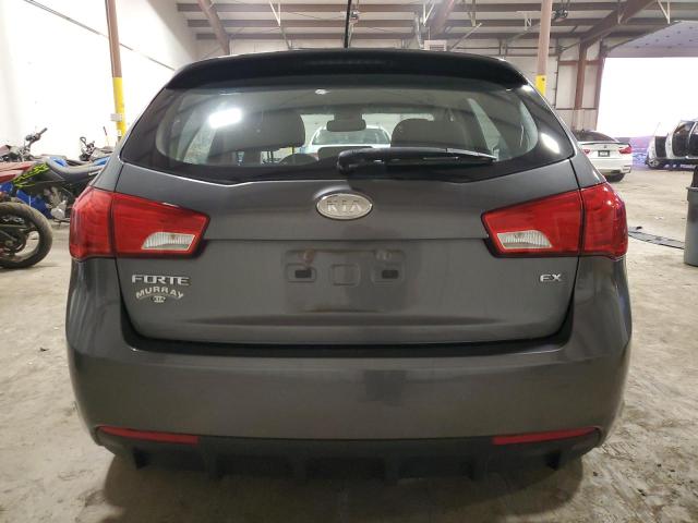 KNAFU5A25D5728222 - 2013 KIA FORTE EX GRAY photo 6