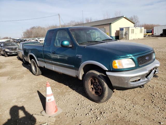 1FTRX18L3WNA38776 - 1998 FORD F150 GREEN photo 4