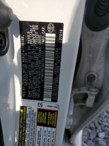 4T1B61HK3KU162117 - 2019 TOYOTA CAMRY XSE Biały zdjęcie 12