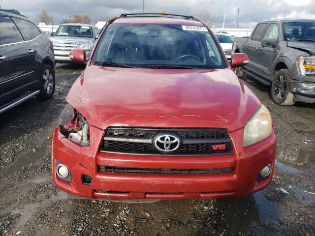 JTMBK32V195082267 - 2009 TOYOTA RAV4 SPORT RED photo 5