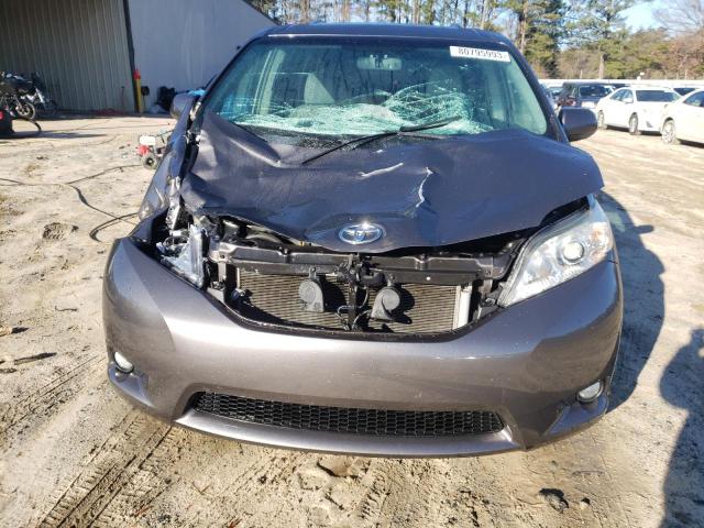 5TDYK3DC8GS696438 - 2016 TOYOTA SIENNA XLE GRAY photo 5