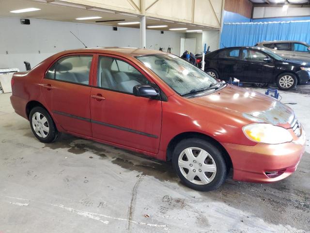 1NXBR32E64Z200254 - 2004 TOYOTA COROLLA CE Bordeaux Foto 4