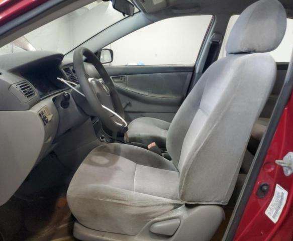 1NXBR32E64Z200254 - 2004 TOYOTA COROLLA CE Bordeaux Foto 7