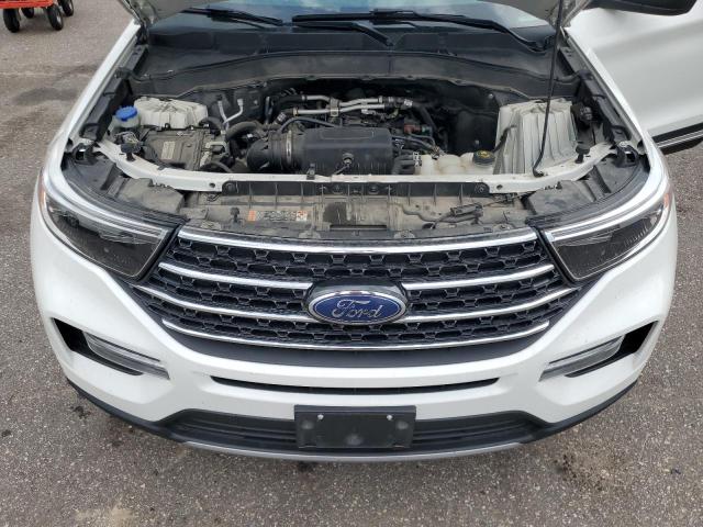 1FMSK8DH8MGB79611 - 2021 FORD EXPLORER XLT WHITE photo 12