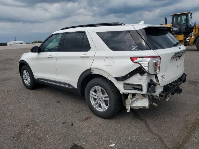 1FMSK8DH8MGB79611 - 2021 FORD EXPLORER XLT WHITE photo 2