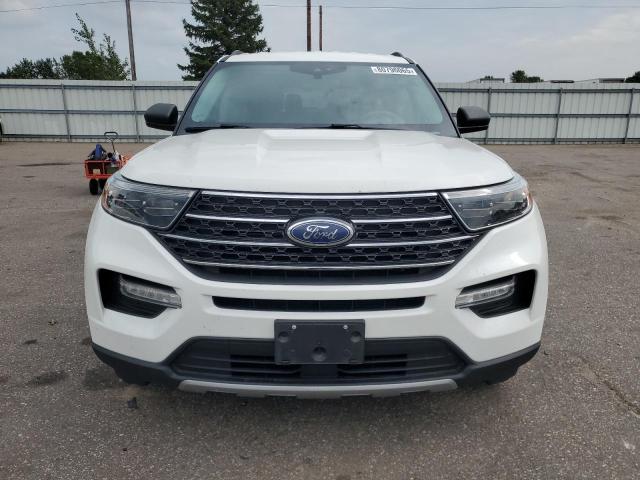 1FMSK8DH8MGB79611 - 2021 FORD EXPLORER XLT WHITE photo 5