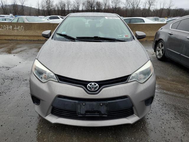 2T1BURHE9EC121043 - 2014 TOYOTA COROLLA L GRAY photo 5