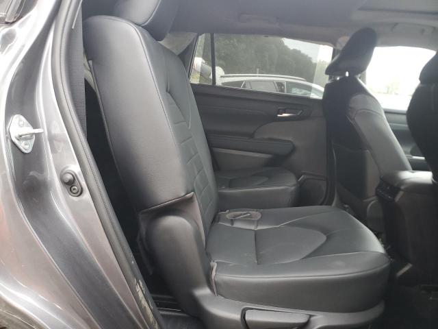 5TDGZRBH6MS558465 - 2021 TOYOTA HIGHLANDER XLE Gris foto 11
