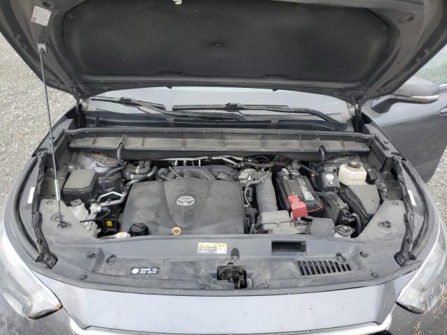 5TDGZRBH6MS558465 - 2021 TOYOTA HIGHLANDER XLE Gris foto 12