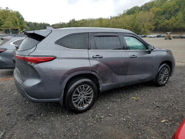 5TDGZRBH6MS558465 - 2021 TOYOTA HIGHLANDER XLE Gris foto 3