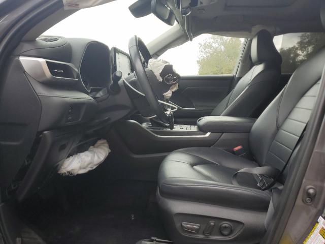 5TDGZRBH6MS558465 - 2021 TOYOTA HIGHLANDER XLE Gris foto 7