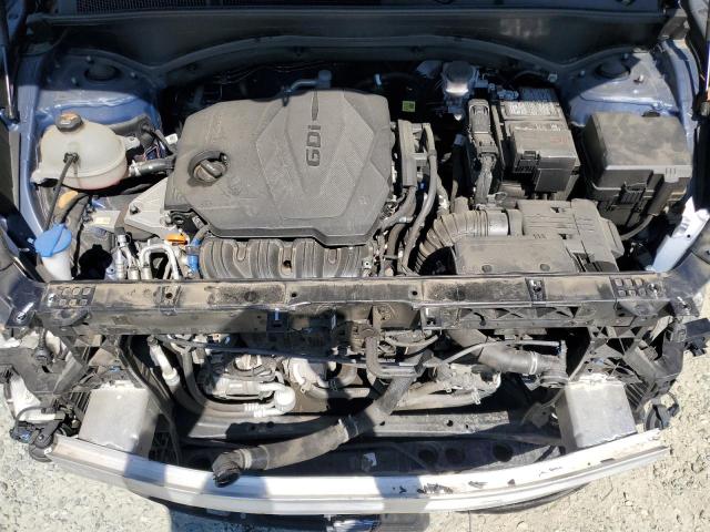 5NMS2DAJXNH457018 - 2022 HYUNDAI SANTA FE SEL ლურჯი ფოტო 12