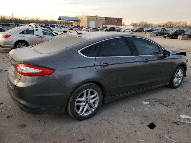 3FA6P0HR6DR311162 - 2013 FORD FUSION SE GRAY photo 3