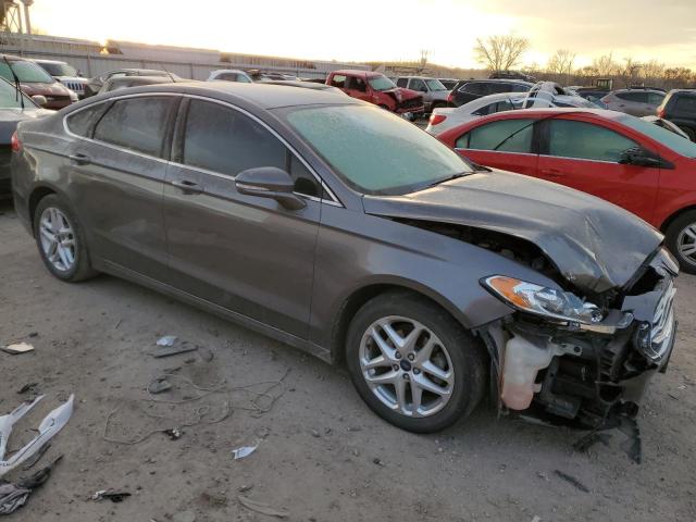 3FA6P0HR6DR311162 - 2013 FORD FUSION SE GRAY photo 4