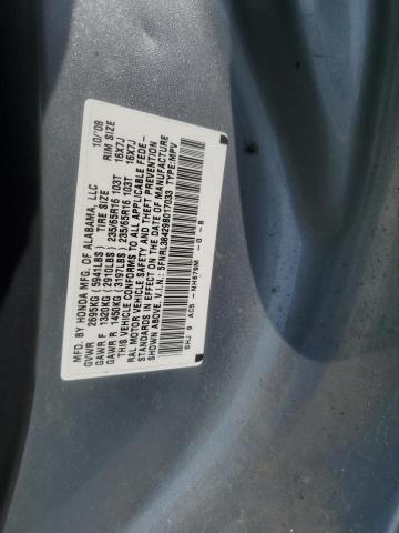 5FNRL38429B017033 - 2009 HONDA ODYSSEY EX SILVER photo 13
