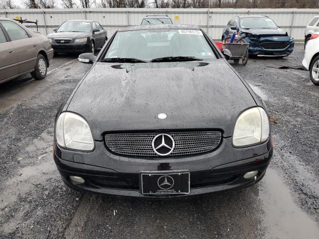 WDBKK49FX2F261412 - 2002 MERCEDES-BENZ SLK 230 KOMPRESSOR BLACK photo 5